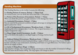 D&D Vending Machine