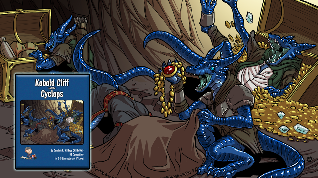 D&D One Shot Puzzle Adventure – Kobold Cliff and the Cyclops