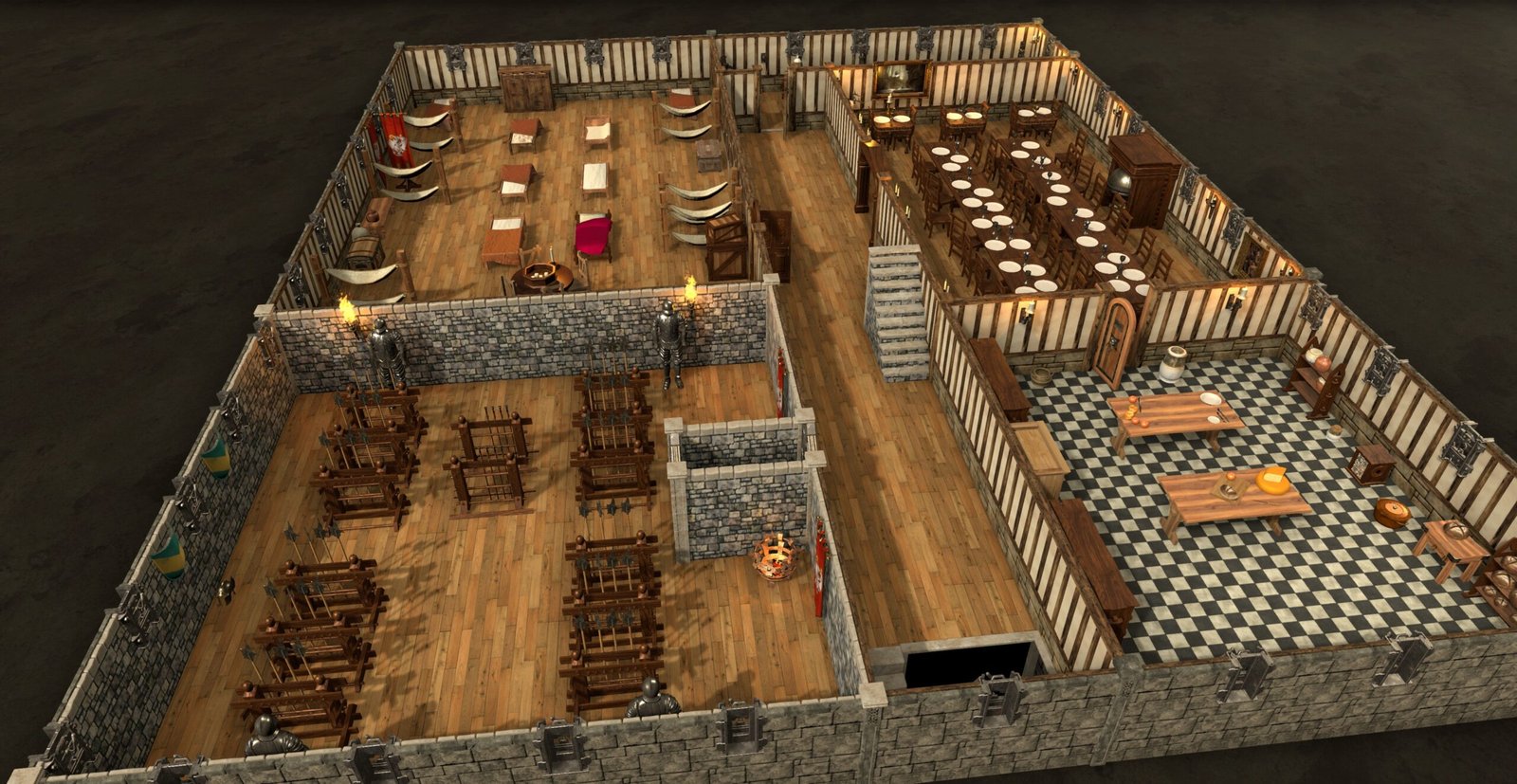 TTRPG Guard House Map