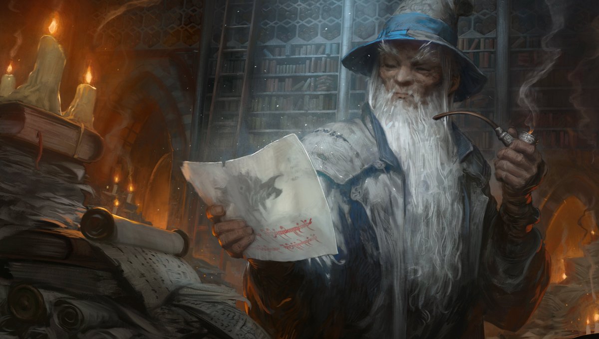 Wizard reading