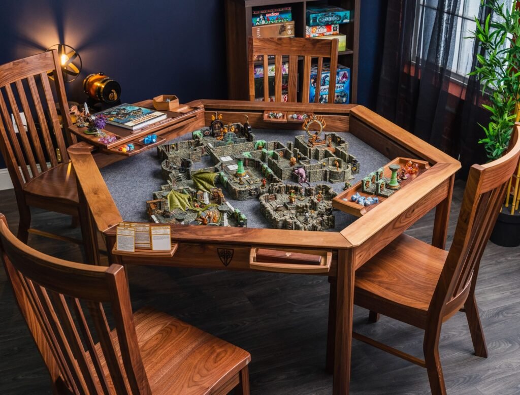 A very fancy gaming table from Wyrmwood Gaming